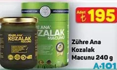 ZÜHRE ANA KOZALAK MACUNU 240 G fiyat ve kampanya bilgisi